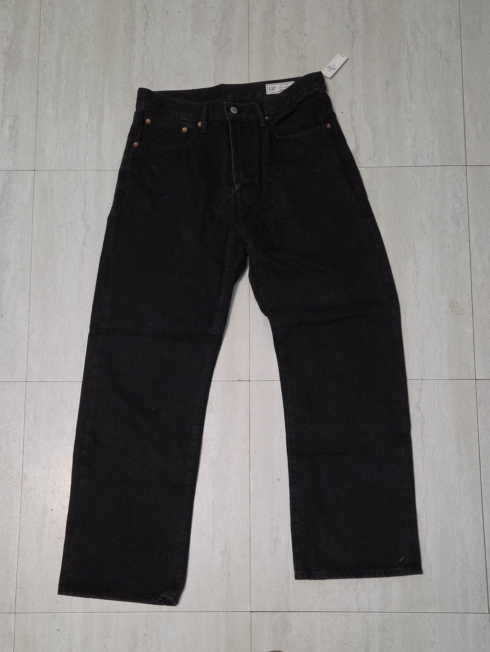 GAP Black Men's Straight Jeans - 90's Loose